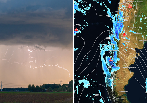 Siguen las lluvias en Chile: fin de semana con precipitaciones y baja segregada a contar del lunes