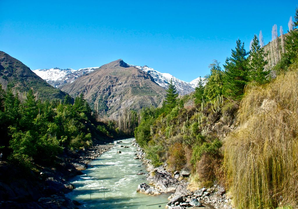 Río Maipo, zona central de Chile.