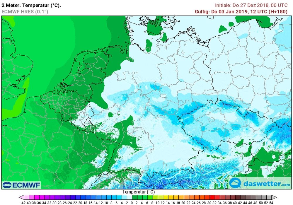 Kälte zum Jahreswechsel