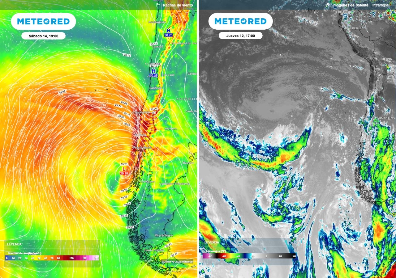 Nuevo temporal amenaza a 11 regiones de Chile este fin de semana