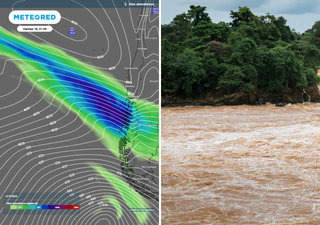 Sin piedad, río atmosférico extremo dejará abundantes lluvias con isoterma cero alta en la Región de Aysén