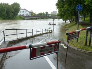 Sintflut in Süddeutschland - bis zu 270 Liter Regen