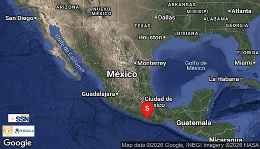 Sismo de magnitud 5.6 con epicentro en Pinotepa Nacional, Oaxaca sacude el Sur y el Centro de M&eacute;xico