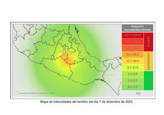 Se registra sismo de magnitud 5.7 con epicentro cerca de Chiautla de Tapia, Puebla