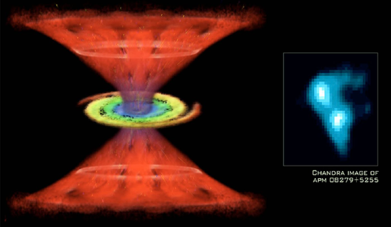Los astr&oacute;nomos encuentran un sistema c&oacute;smico que contiene millones y millones de veces la cantidad de agua de la Tierra