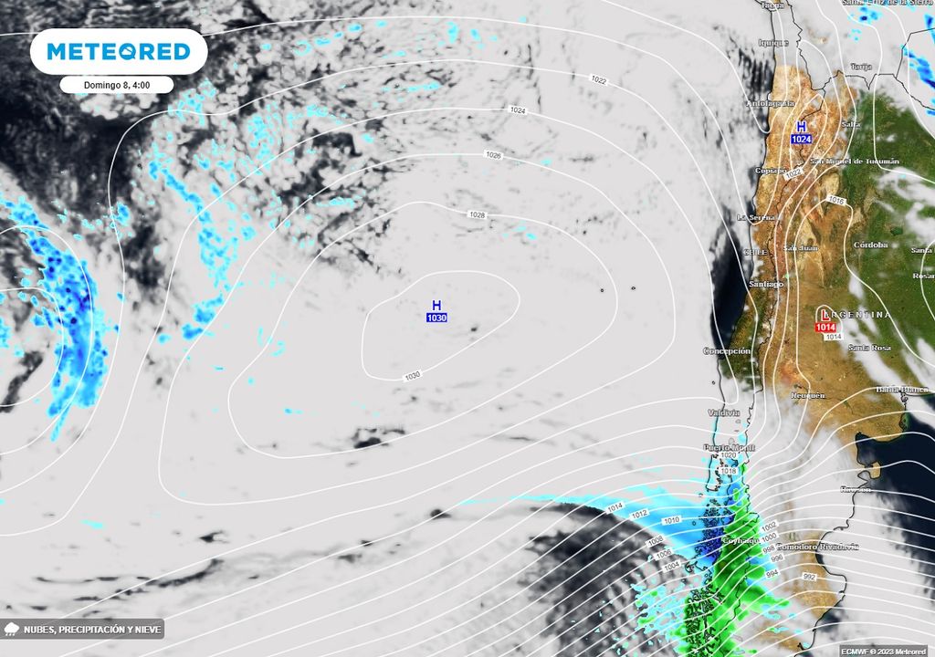 Altas presiones ganarán lugar en Chile durante el fin de semana largo