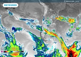 Sistema frontal avanza por Chile: llegará hasta la zona central durante el martes