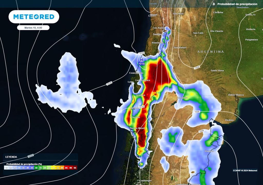 mapa de probabilidad de precipitaciones mapa de probabilidad de precipitaciones