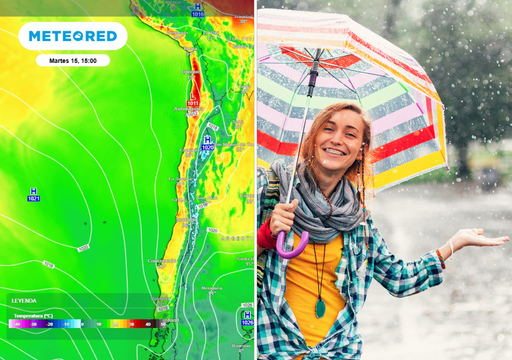 Sistema frontal cambiar&aacute; el tiempo en Fiestas Patrias: calor de casi 30&deg;C dar&aacute; paso a lluvias en la zona central