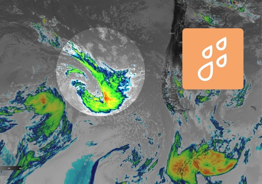 imagen satelital infrarroja