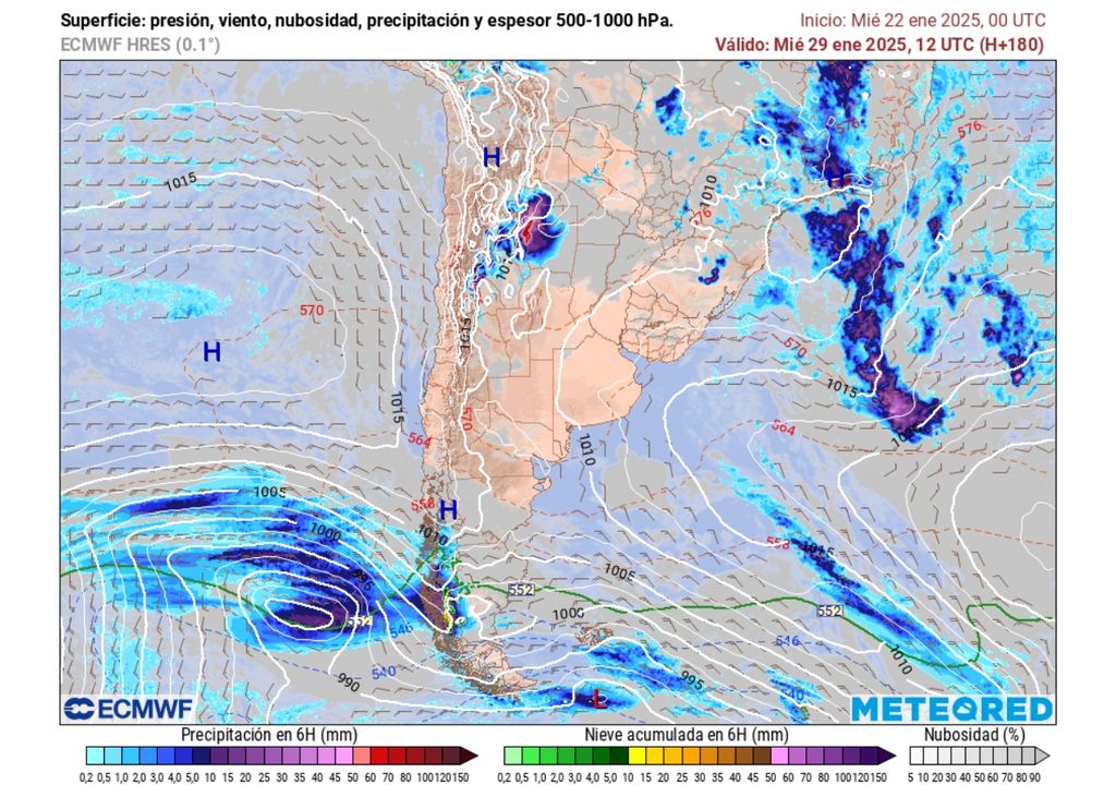 presión y precipitaciones previstas presión y precipitaciones previstas