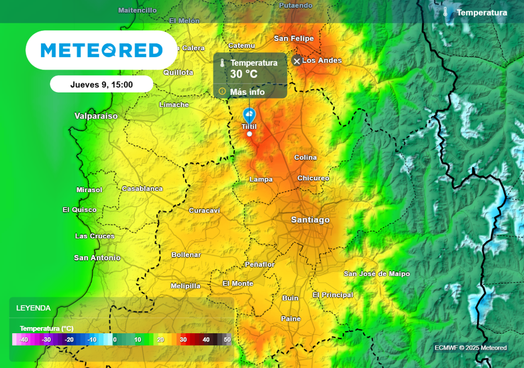 Temperaturas máximas