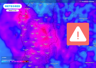 "Sistema frontal dejaría 50 mm en 24 horas": así serán las lluvias de la próxima semana entre Ñuble y Los Ríos