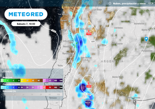 Sistema frontal irrumpe en Santiago y frena el calor: las temperaturas caen hasta los 28 &deg;C este fin de semana