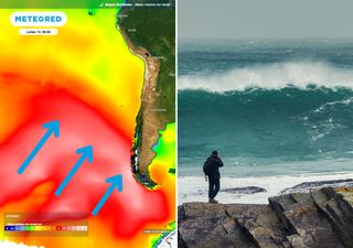 Sistema frontal proyecta marejadas hacia Chile continental e insular a contar de este domingo