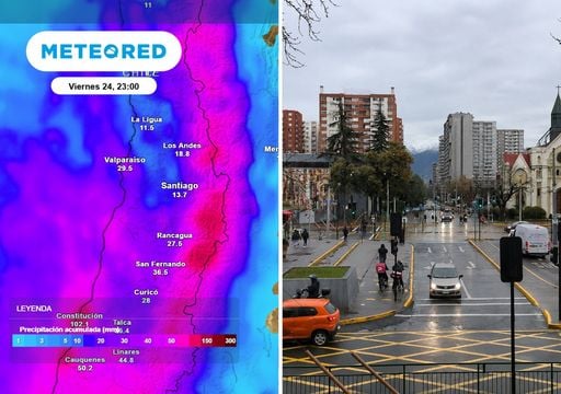 Sistemas frontales no dan tregua: hasta cu&aacute;ndo seguir&aacute;n las lluvias en Santiago