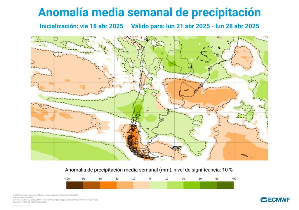 anomalías de precipitación anomalías de precipitación