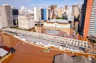 La situación en el sur de Brasil vuelve a empeorar: las fuertes lluvias provocan una nueva crecida de ríos y lagos