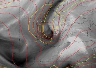 Situación de la dana a fecha de 16 de marzo 2020: no está sola