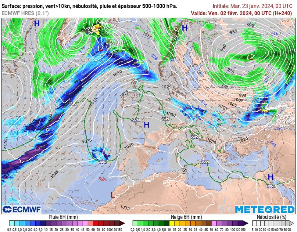 Avec un anticyclone positionné sur le pays, février débutera avec un temps sec et doux sur l'ensemble du territoire et donc des massifs. Avec un anticyclone positionné sur le pays, février débutera avec un temps sec et doux sur l'ensemble du territoire et donc des massifs.