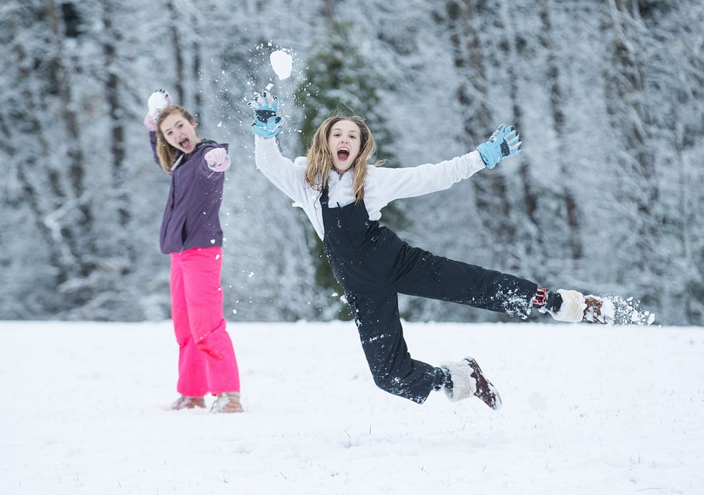 Snowball fight