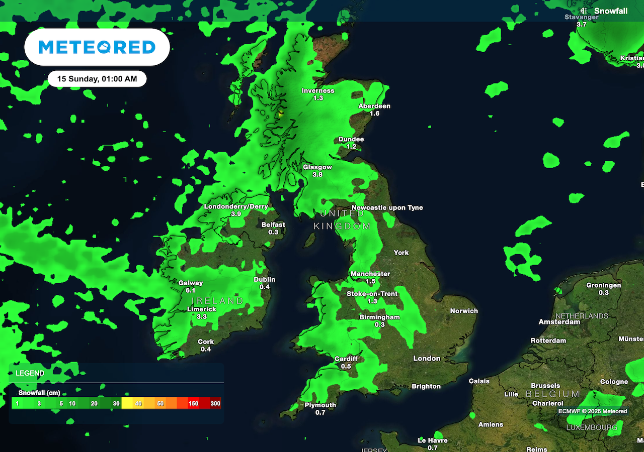 UK snow maps show wintry conditions as snow and Arctic air hit the UK