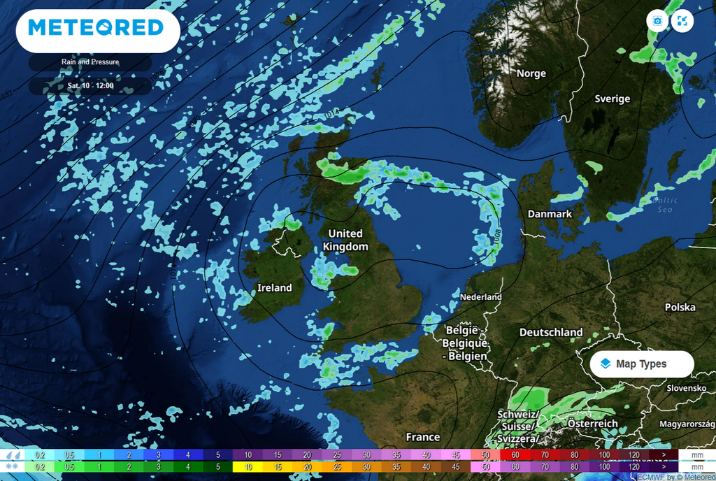 Snow forecast for Scotland and England, with risk of freezing fog