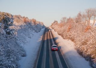 Snow hits parts of the UK as yellow warnings issued for Friday