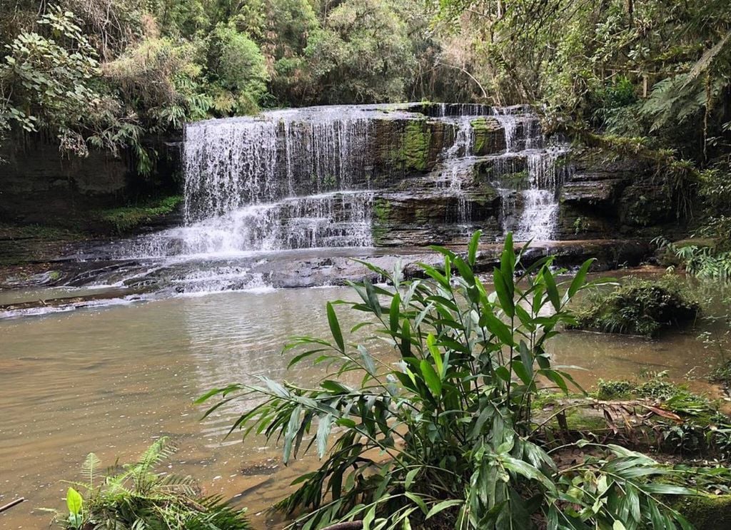 A Cachoeira Perehouski, em Prudentópolis (PR). Crédito: Marcel Yamamoto/TripAdvisor.