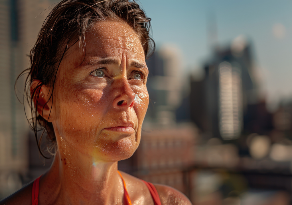 Studie, Anstieg, Hitzeexposition, Biologische Alter Studie, Anstieg, Hitzeexposition, Biologische Alter