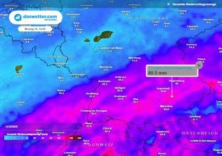 So viel Regen erwarten wir in den kommenden 7 Tagen in Deutschland: Das ist die aktuelle Regenprognose von Meteored