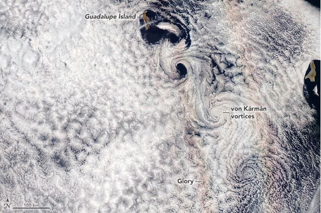 Gloria observada desde satélite Gloria observada desde satélite