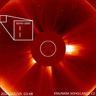 El Observatorio Solar SOHO detecta su cometa número 5.000 cuando no estaba diseñado para ello