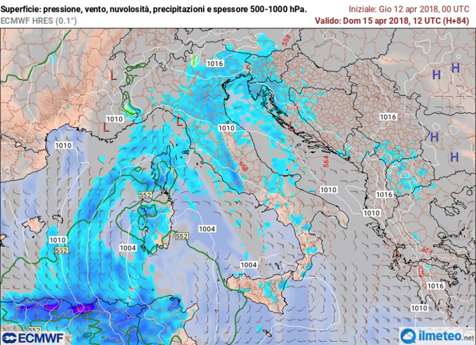 Meteo domenica