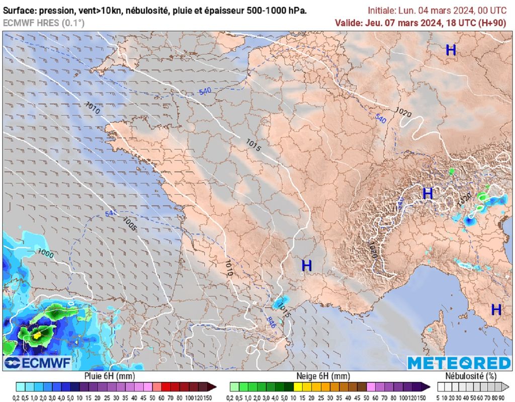 Grâce à une hausse du champ de pression, les conditions météo seront agréables ce jeudi et il faudra en profiter !