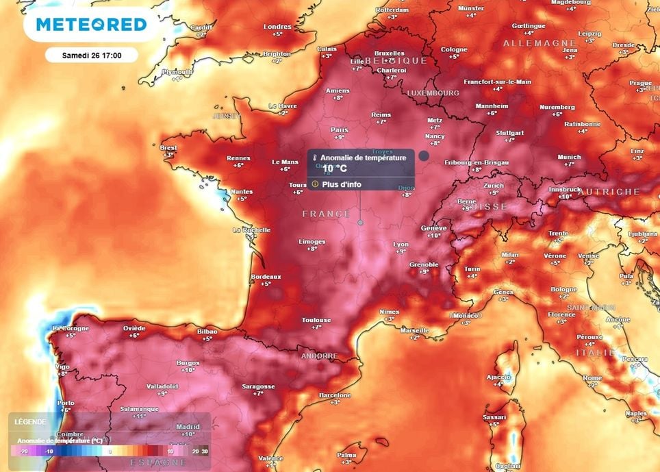 Ce week-end encore, le mercure sera souvent situé entre 5 et 10°C au-dessus des normales de saison.