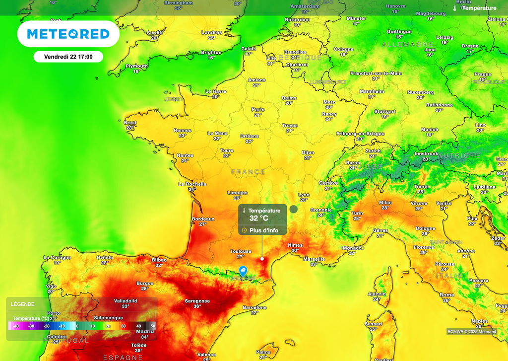 Plutôt de saison sur la moitié nord / nord-est, chaud ailleurs (surtout au sud-ouest et pourtour méditerranéen dans un premier temps) !