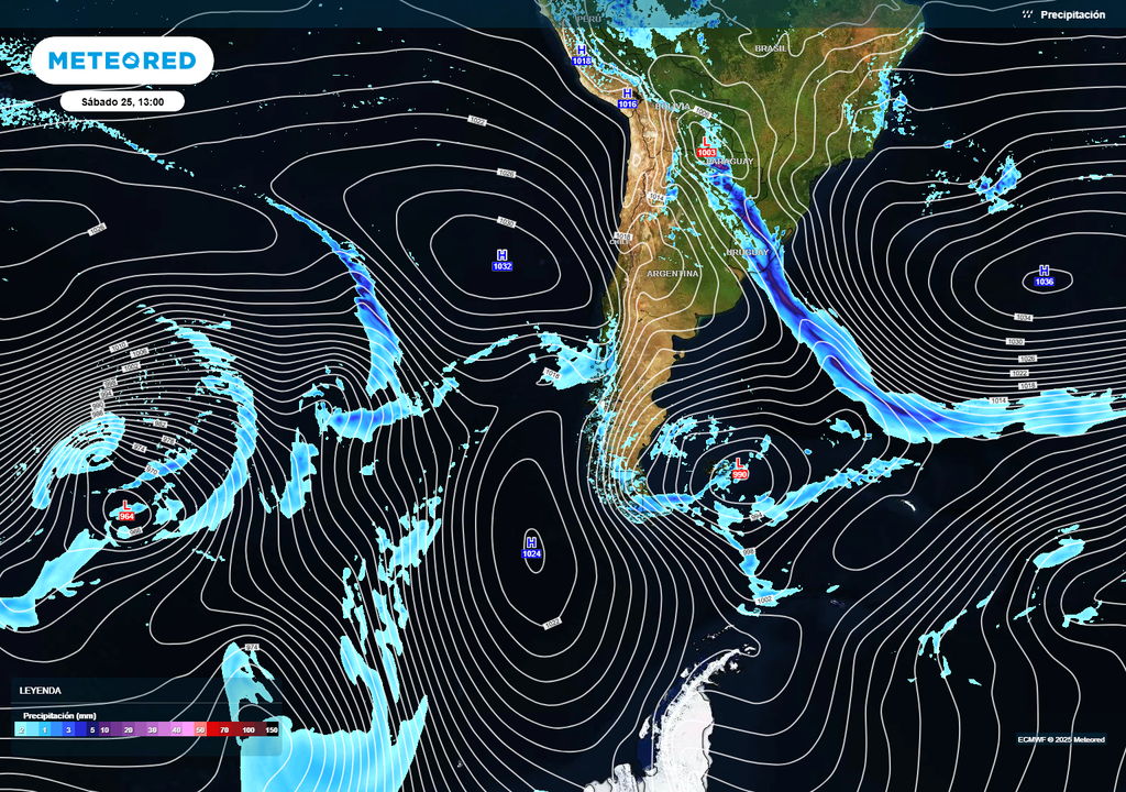 presión y lluvias previstas presión y lluvias previstas