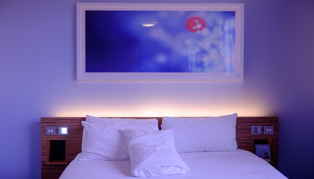 Une chambre à bonne température et plongée dans la pénombre