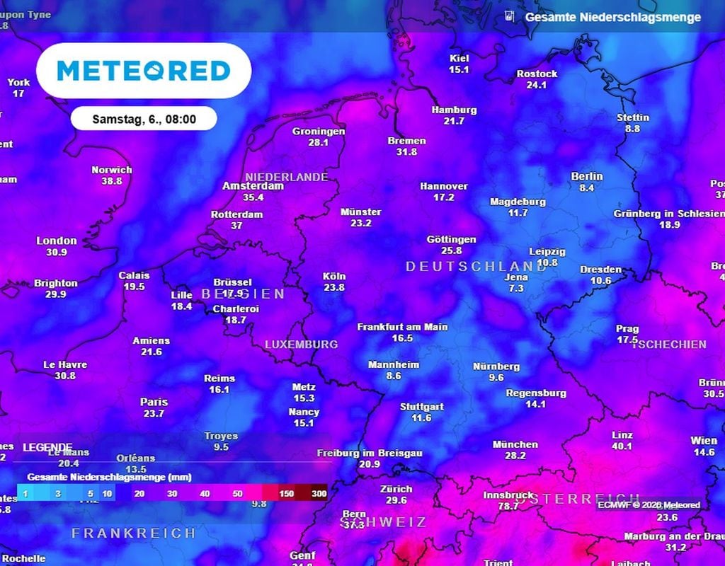 wetter, regen, juni Was für ein wechselhaftes Wetter: Die nächsten Tage bringen immer wieder Schauer und Gewitter.