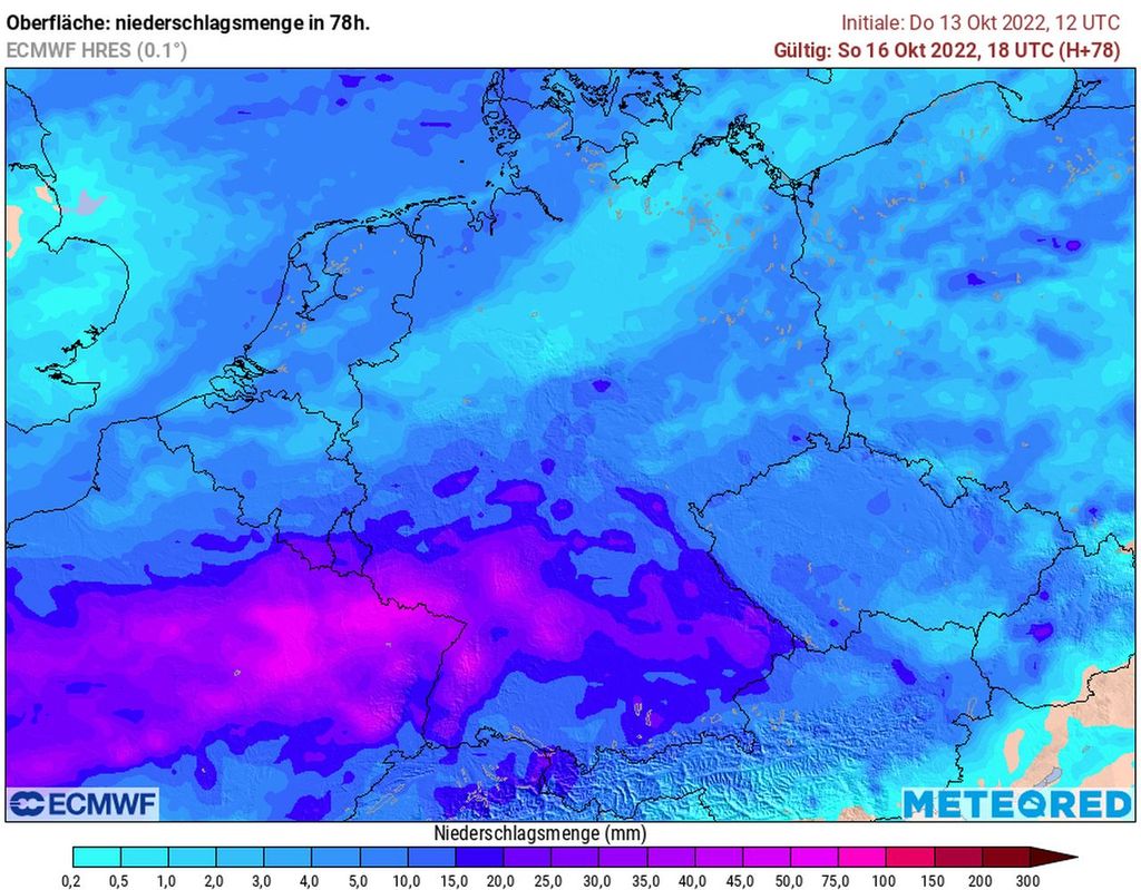 Dauerregen, südwesten, deutschland