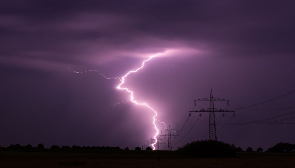 In Deutschland wurden insgesamt 97.899 Wolken-Boden-Blitze registriert (Foto: Adobe Stock)