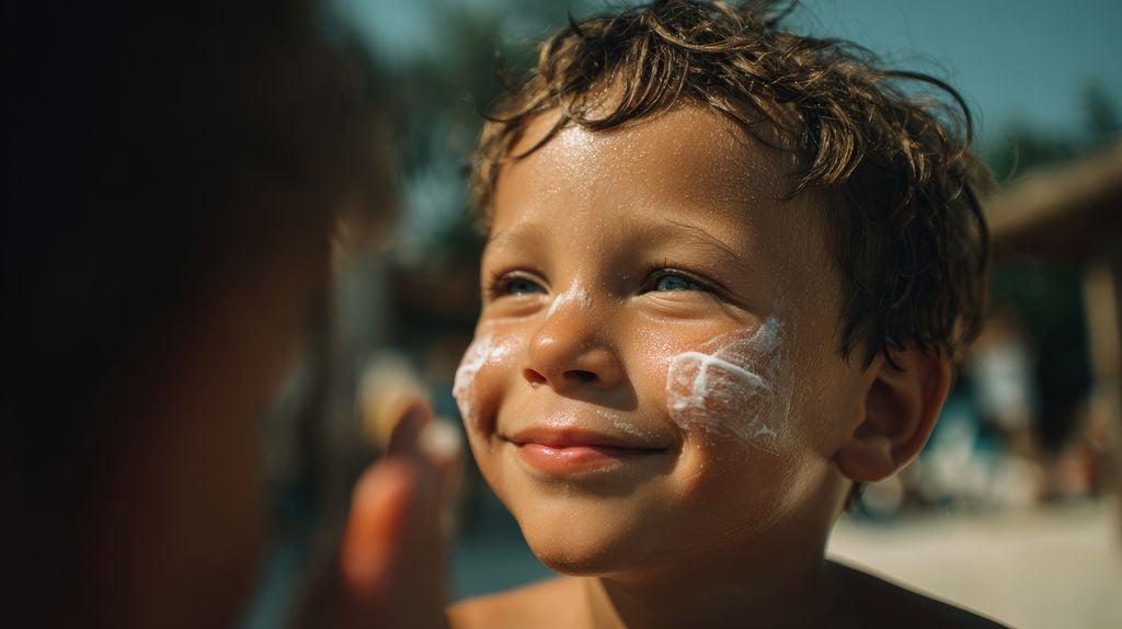 Vor allem die zarte Kinderhaut muss gegen die UV-Strahlen geschützt werden (Foto: Adobe Stock)