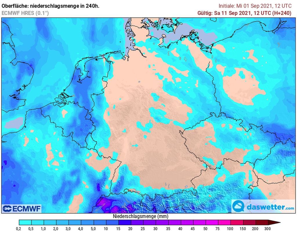 Krasse Regensummen Krasse Regensummen
