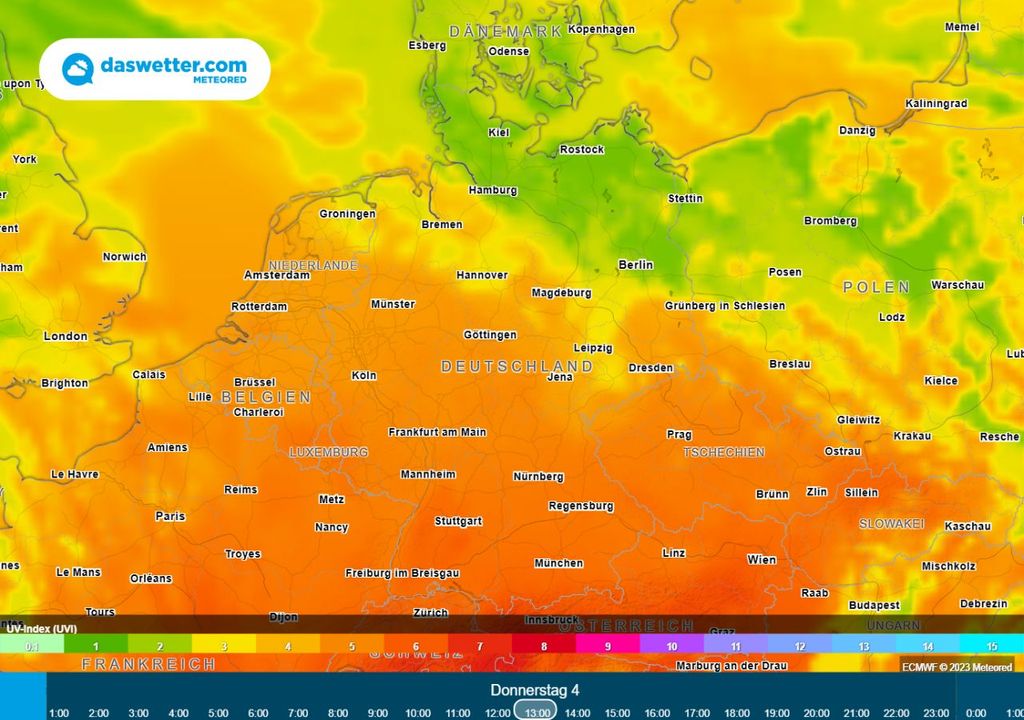 uv, sonnenbrand, deutschland