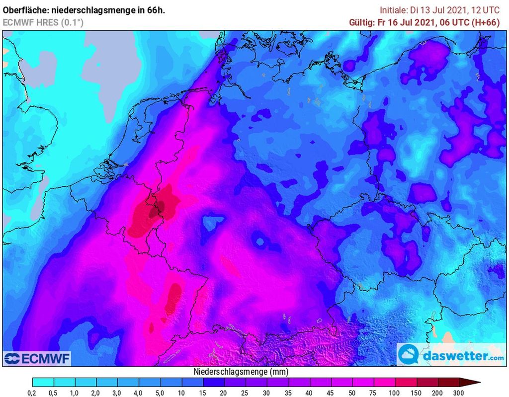 Aktuelle Regensummen bis Freitag Aktuelle Regensummen bis Freitag
