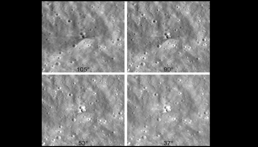Una sonda de la NASA capt&oacute; las im&aacute;genes del cr&aacute;ter generado por el impacto de la nave Falcon 9 de SpaceX en la Luna