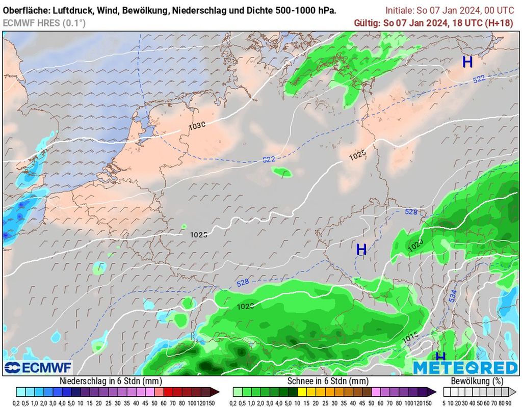 schnee, schneefall, deutschland