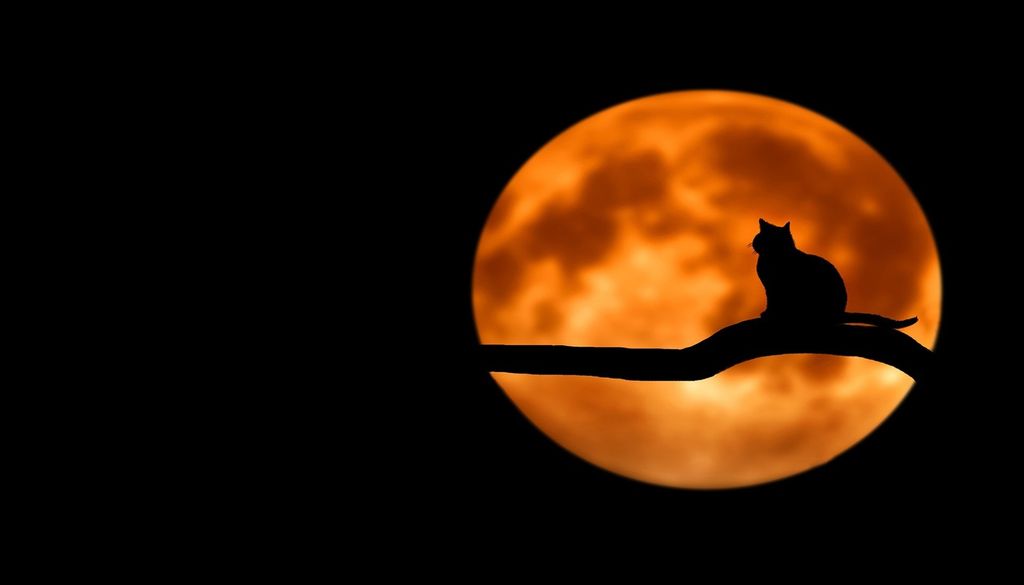 Le chat noir, l'ami fidèle de la sorcière