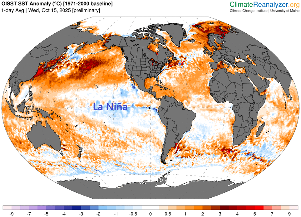 La Niña ha vuelto por quinta vez en seis años, según los científicos de la NOAA, y en el horizonte aparece El Niño. Noticias en tiempo real